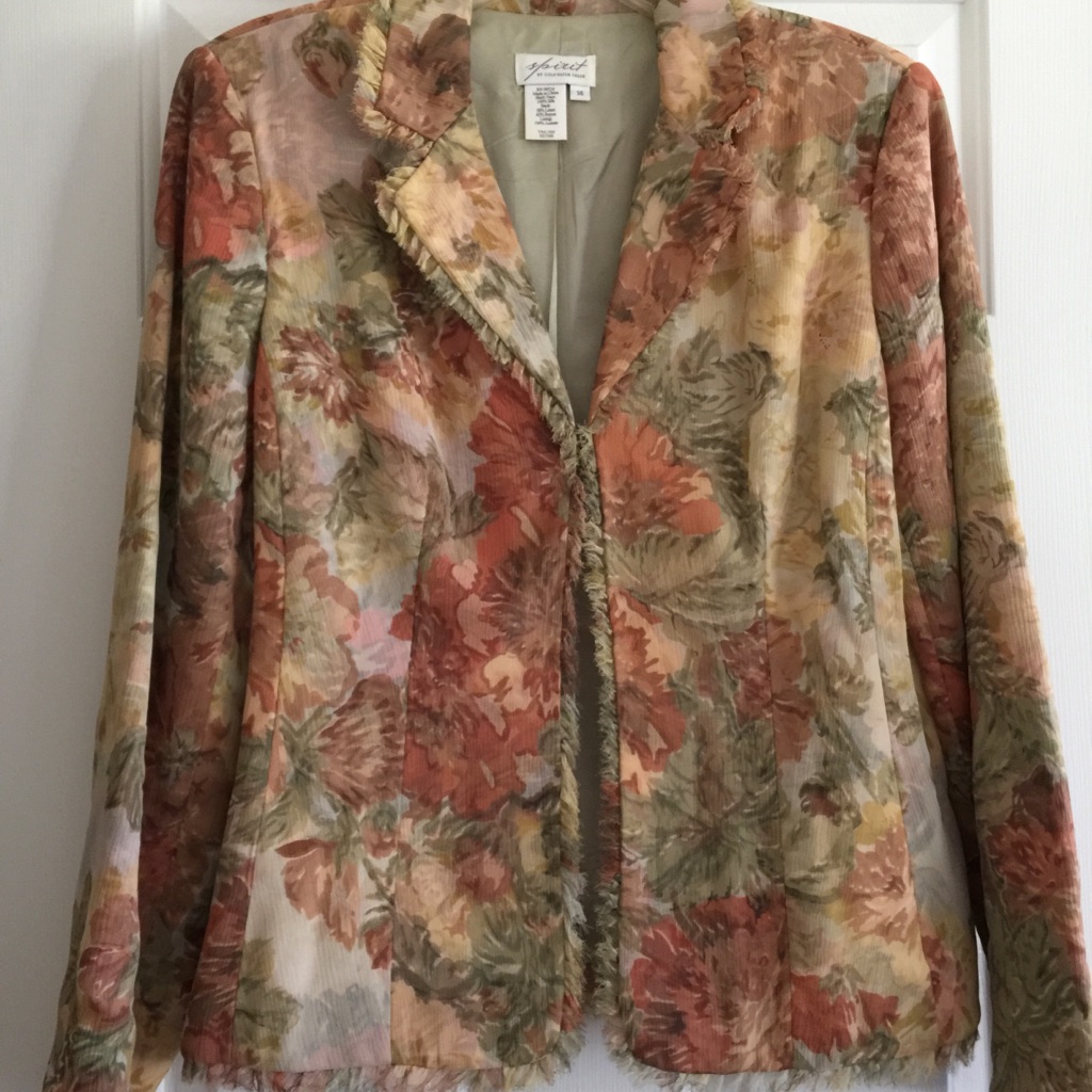 Beautiful Silk Jacket ~ Spirit By Coldwater Creek ~ 14 / Large